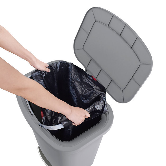 Glad 20 Gallon Plastic Trash Can & Reviews Wayfair